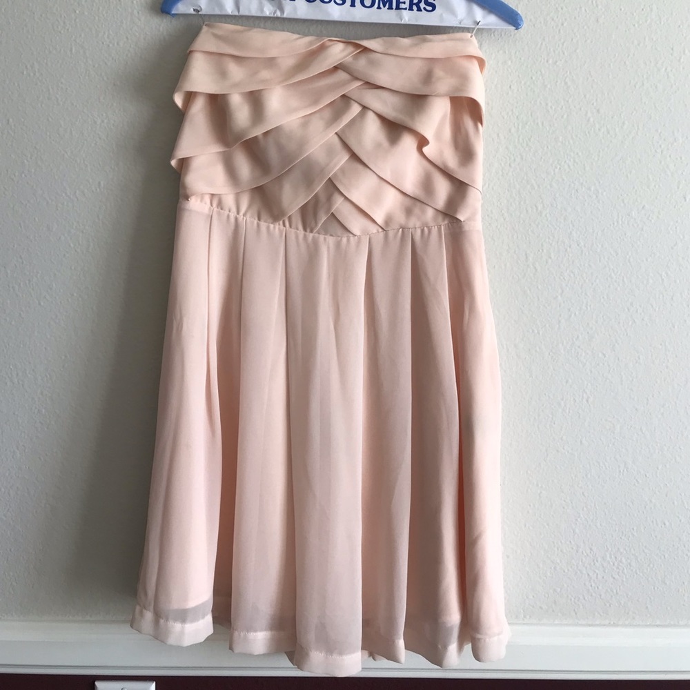 blush pink cocktail dress